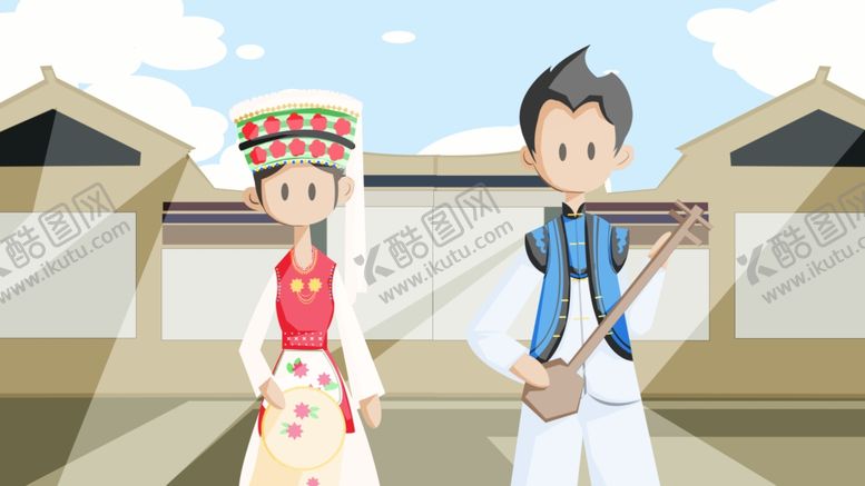 编号：56926409142106596530【酷图网】源文件下载-中国风建筑插画