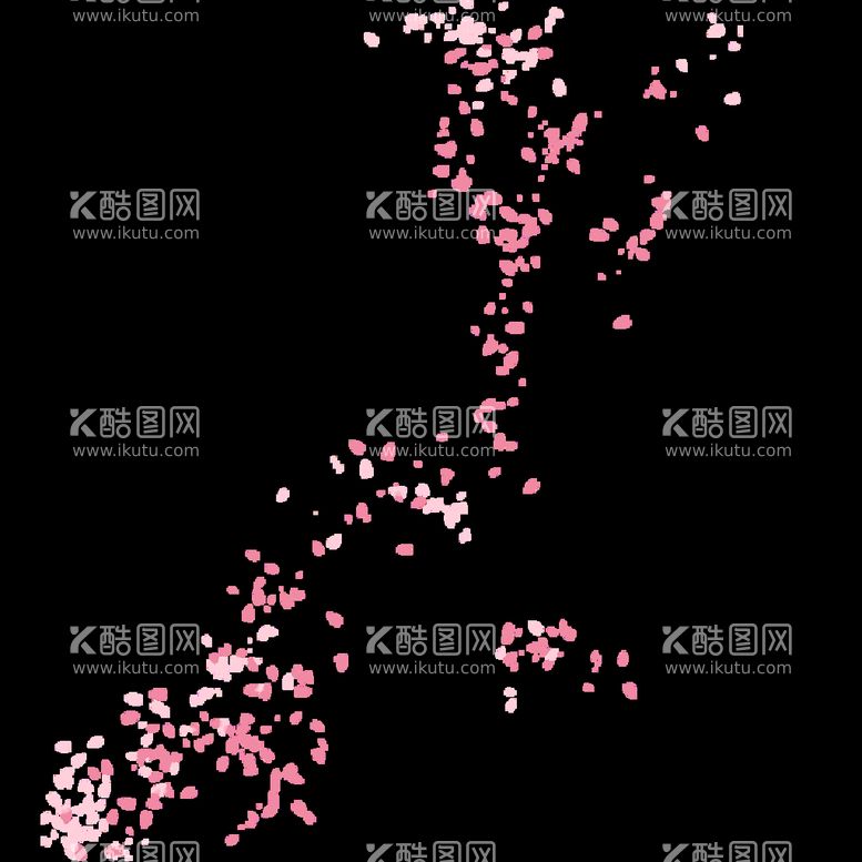 编号：58742909291111092093【酷图网】源文件下载-樱花瓣漂浮素材