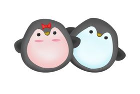 可爱呆萌企鹅