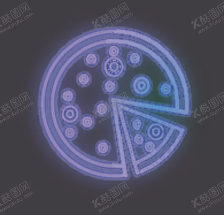 编号：90759306270347444561【酷图网】源文件下载-霓虹灯披萨