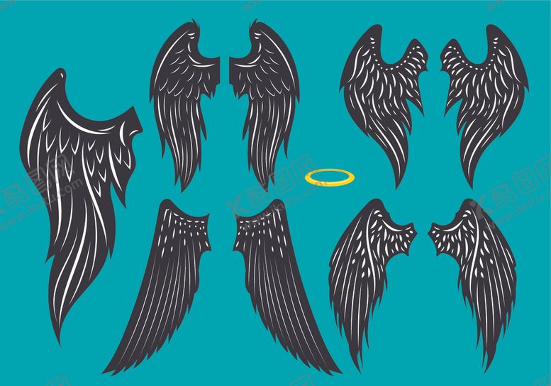 编号：86593009271021471659【酷图网】源文件下载-创意翅膀