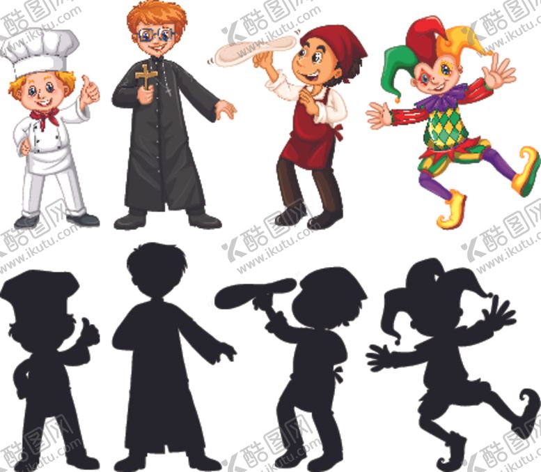 编号：36592209302002085971【酷图网】源文件下载-矢量人物景素材