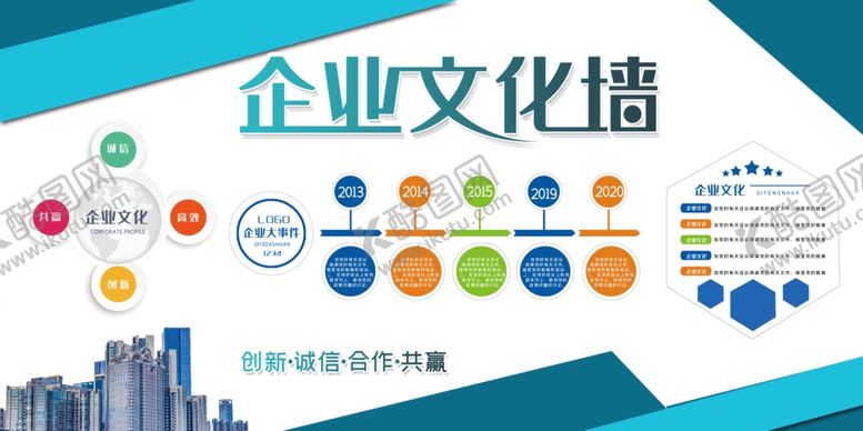 编号：73548005010425333107【酷图网】源文件下载-企业文化墙