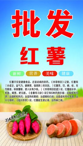 红薯海报