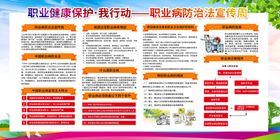 职业健康活动海报展板