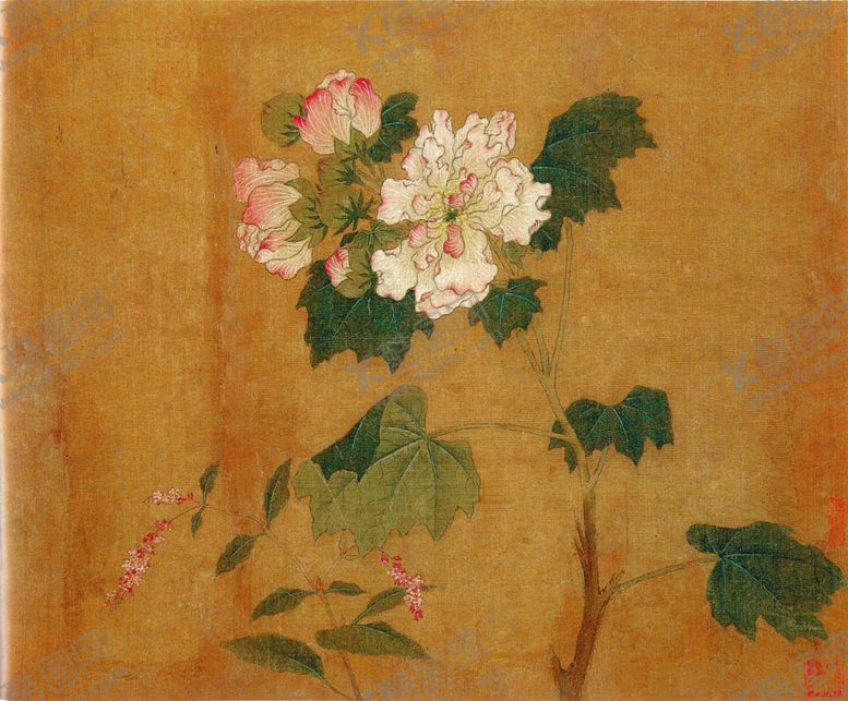 编号：96631906301434338261【酷图网】源文件下载-黄居寀花卉写生绘画