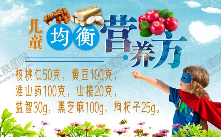 编号：87525006280343217554【酷图网】源文件下载-儿童均衡营养方
