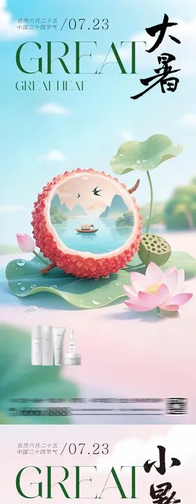 小暑大暑系列海报