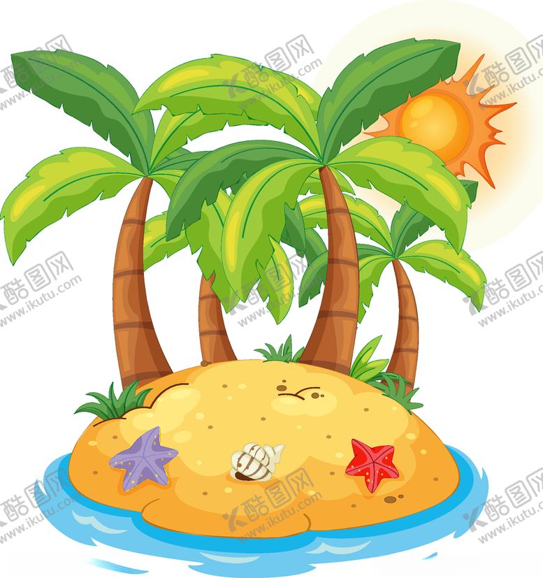 编号：96478309191021053219【酷图网】源文件下载-小岛自然风光