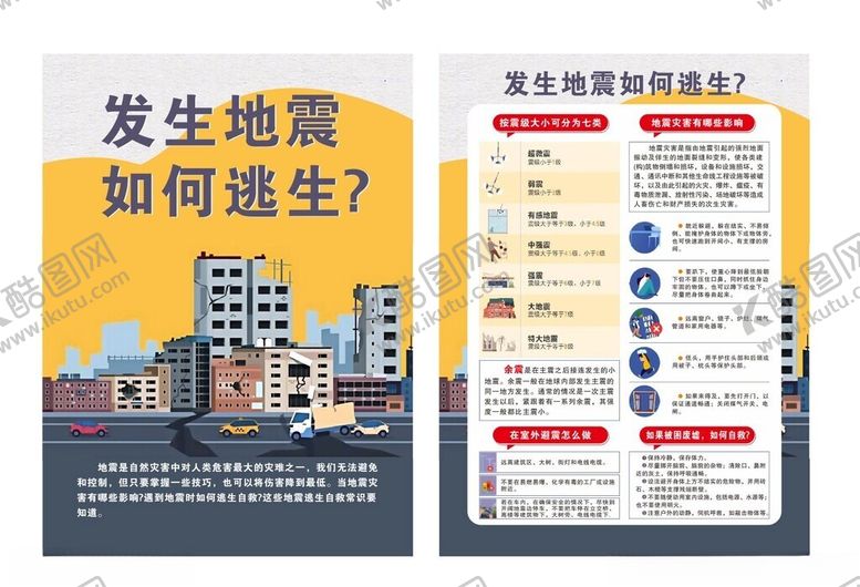 编号：29152105241839482027【酷图网】源文件下载-发生地震如何逃生