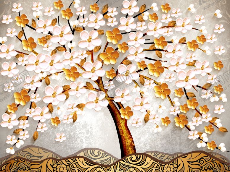 编号：91154409261612104071【酷图网】源文件下载-创意国潮装饰画图片