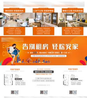 告别租房轻松安家公寓三宫格 