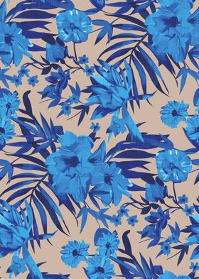 蓝棕植物扫描版