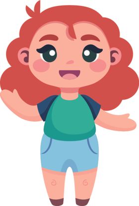 可爱卡通形象哇伊萌萌哒AI设计素材AI矢量图