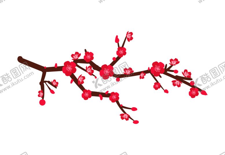 编号：58700405152243186198【酷图网】源文件下载-梅花树枝元素