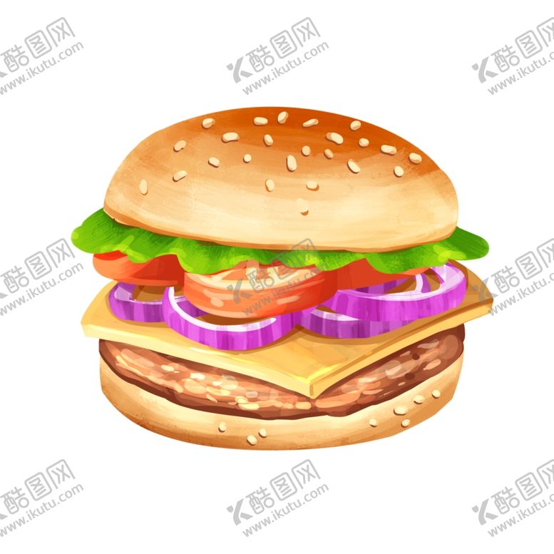 编号：55872405050030038783【酷图网】源文件下载-汉堡元素