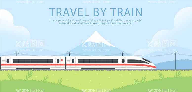 编号：53201809150416332310【酷图网】源文件下载-手绘火车旅行横幅模板海报精美酷炫