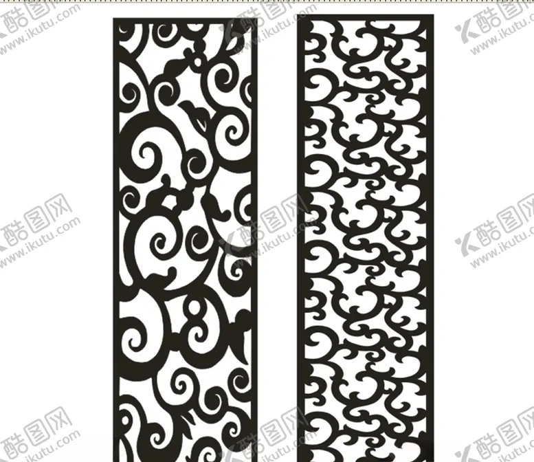 编号：10174209101233431777【酷图网】源文件下载-隔断花玻璃花雕刻花墙花