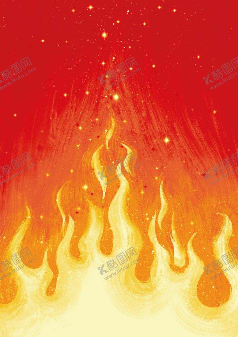 编号：69887812080029262515【酷图网】源文件下载-聚是一团火红色火焰背景