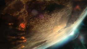 彩色几何渐变抽象背景