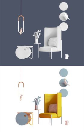 家装家具公寓分层图