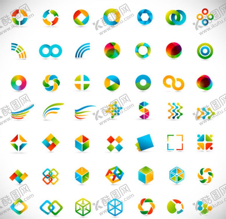 编号：97361310061812318475【酷图网】源文件下载-几何形状抽象符号