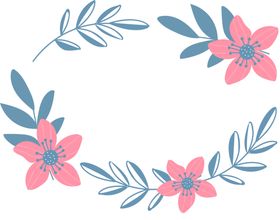 花朵标签免抠图