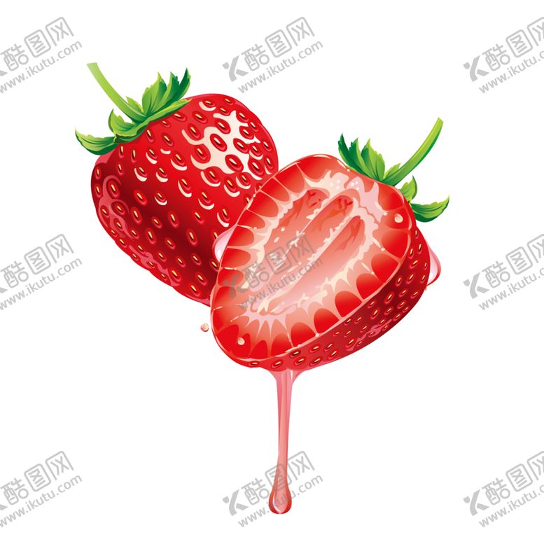 编号：81244206262259576720【酷图网】源文件下载-免抠水果草莓