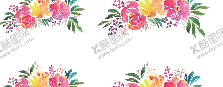 编号：64954507132142572269【酷图网】源文件下载-水彩花卉插画