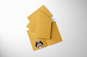 折页展示样机书籍装帧宣传册产品手册卷角纸张