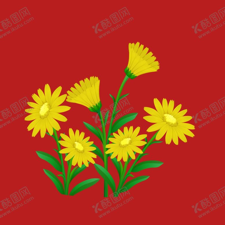 编号：50859301290641378282【酷图网】源文件下载-手绘小雏菊