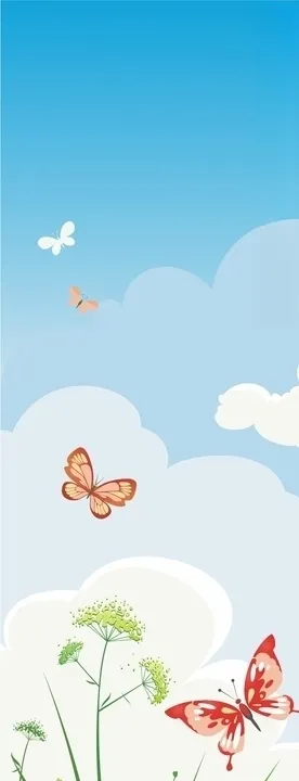 矢量  花草