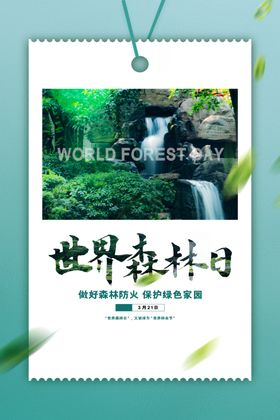 世界森林日宣传图片