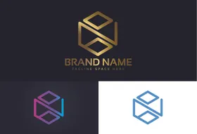 LOGO设计字母logo矢量图制作
