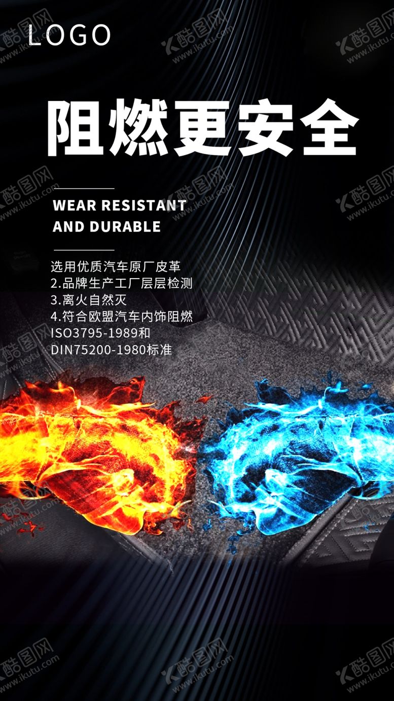 编号：73861610031132069792【酷图网】源文件下载-汽车脚垫海报