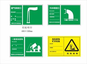排放标识标牌