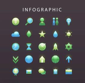 多彩酒类图标集