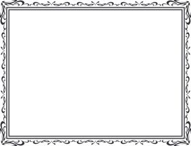 证书边框