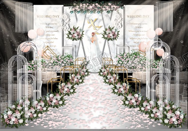 编号：45543810302142514060【酷图网】源文件下载-婚礼效果图