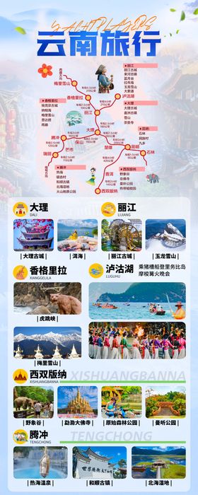 云南旅游展架易拉宝展架