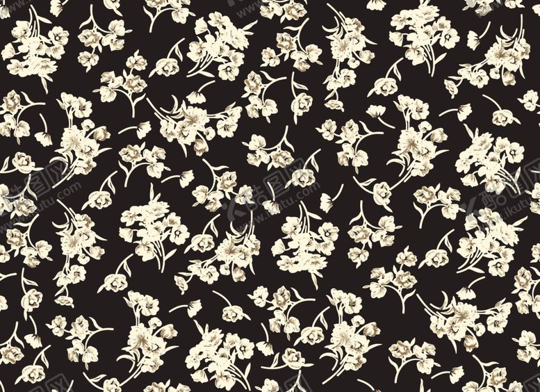 编号：83899904011846571926【酷图网】源文件下载-黑色底白色碎花图案