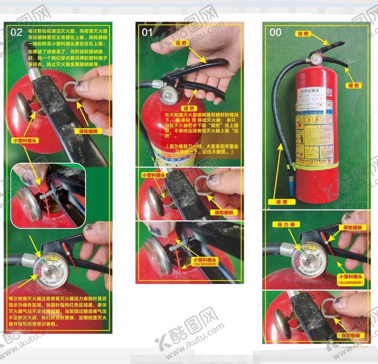 编号：92131710171454176336【酷图网】源文件下载-灭火器使用 灭火器安全检查