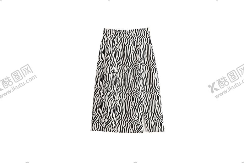 编号：55408209250525127170【酷图网】源文件下载-斑马纹长裙