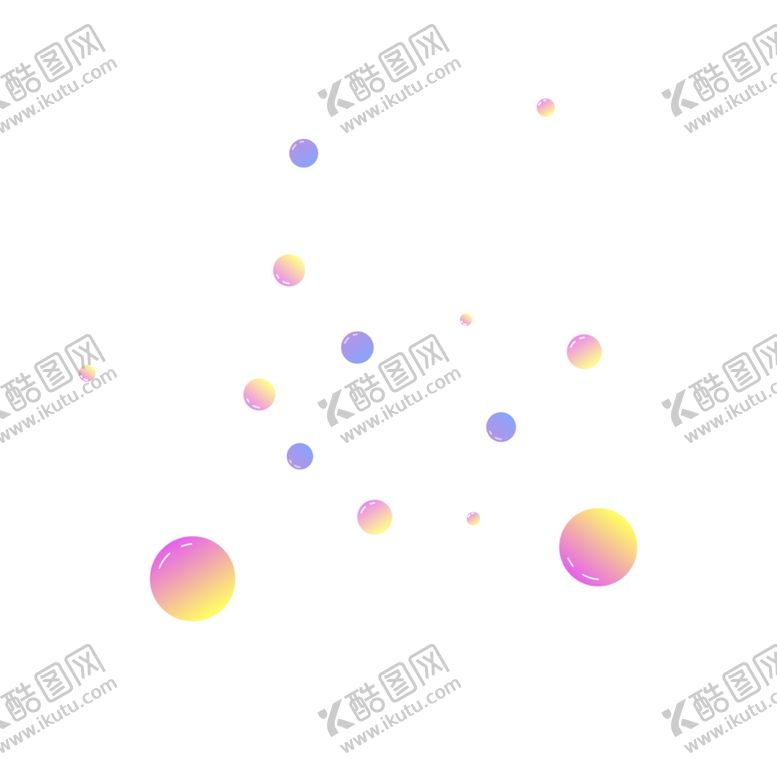 编号：53402209210426478305【酷图网】源文件下载-七彩泡泡