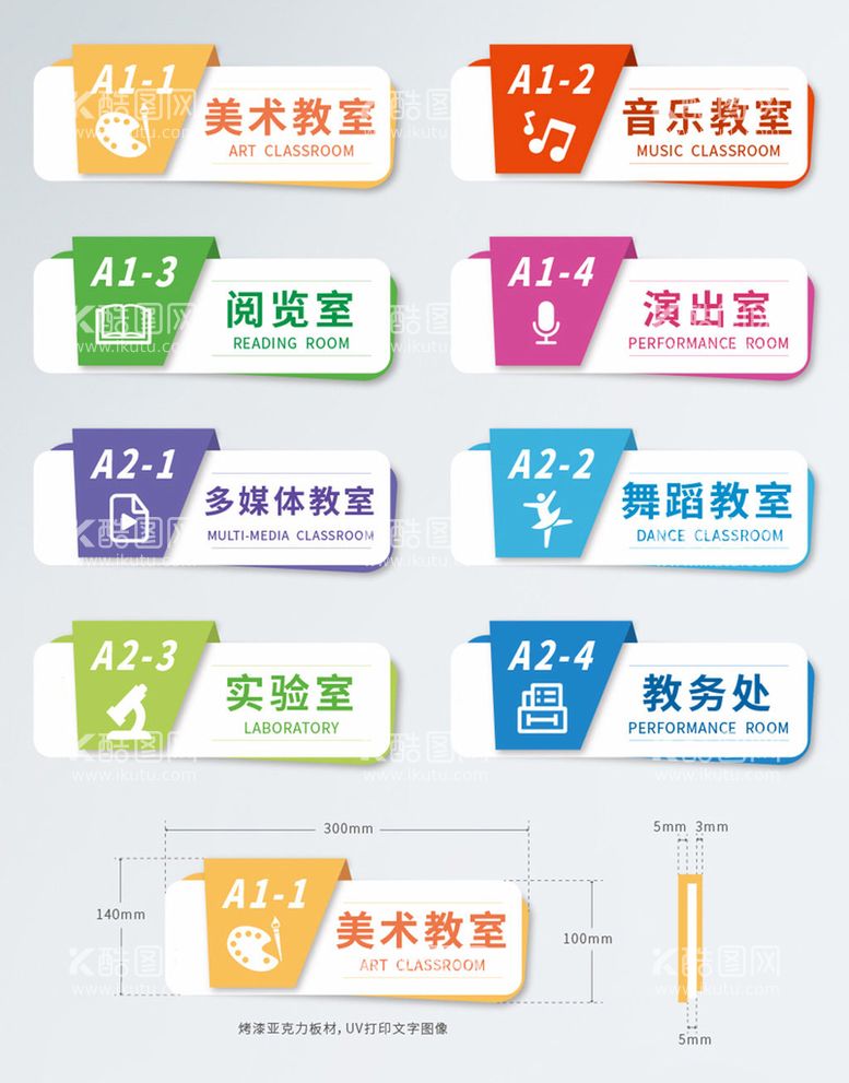 编号：21538910051425517015【酷图网】源文件下载-卡通门牌 