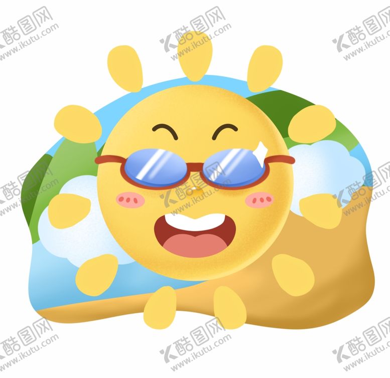 编号：60046902202232525110【酷图网】源文件下载-卡通太阳
