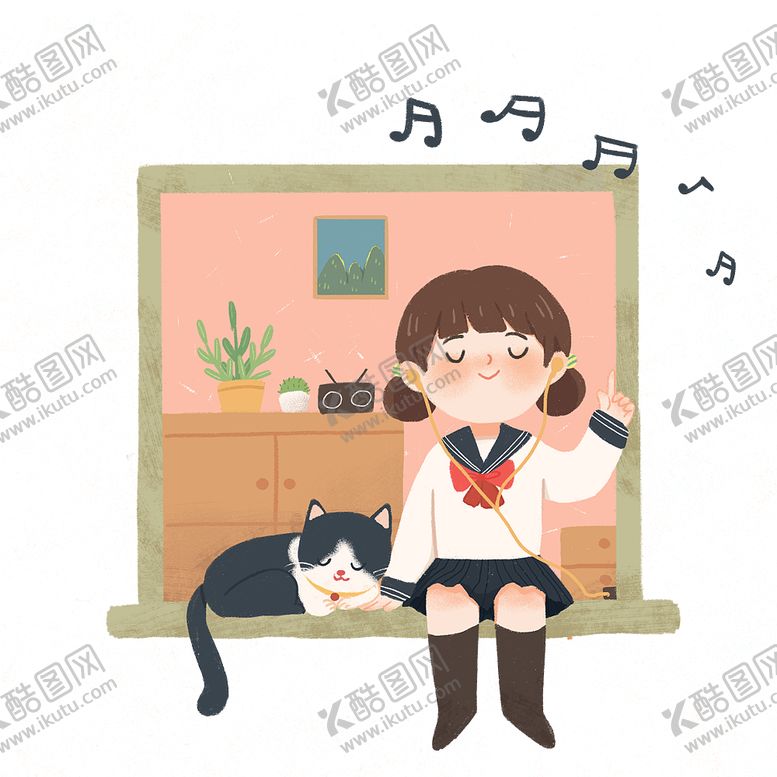 编号：77891201191234418643【酷图网】源文件下载-唱歌的女孩