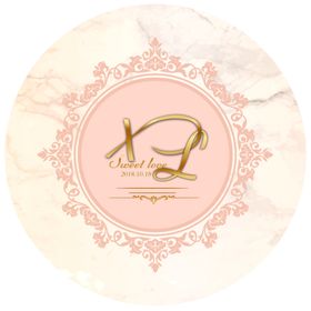 婚礼地贴