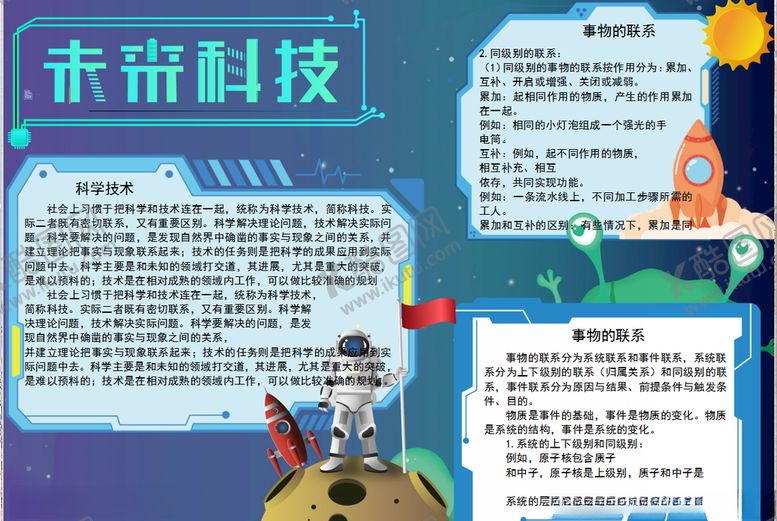 编号：19525909091027178211【酷图网】源文件下载-科技小报