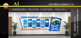 汽车4S店文化墙维修保养服务